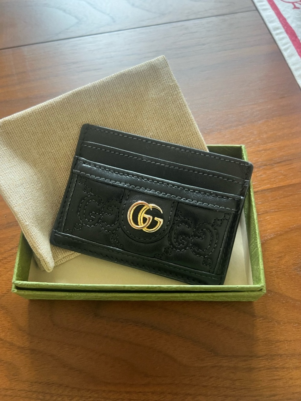 Gucci GG Emblem Card Case